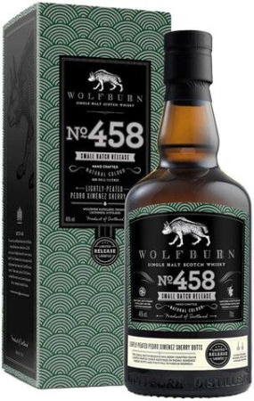 Виски Wolfburn, Small Batch №458, gift box, 0.7 л