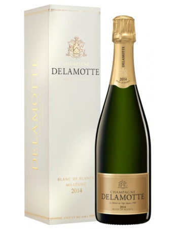 Шампанское Delamotte, Brut Blanc de Blancs, 2014, gift box