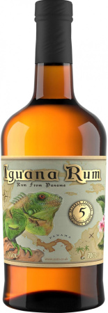 Ром "Iguana" 5 Years Old, 0.7 л