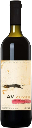 Вино "AV cuvee" Cabernet Sauvignon-Shiraz-Saperavi, 2020