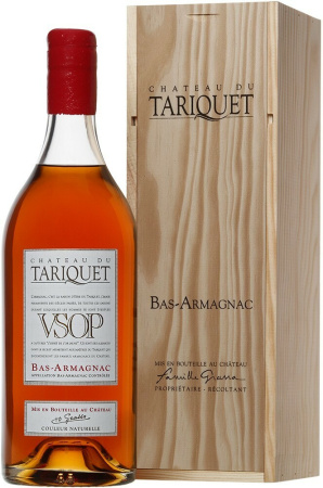 Арманьяк "Chateau du Tariquet" VSOP, Bas-Armagnac AOC, wooden box, 2.5 л