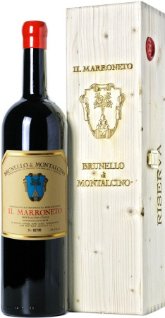 Вино Il Marroneto, Brunello di Montalcino DOCG, 2017, wooden box, 1.5 л