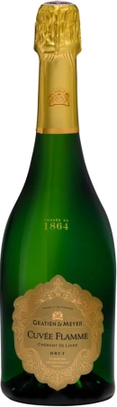 Игристое вино Gratien & Meyer, "Cuvee Flamme" Cremant de Loire AOC Blanc Brut