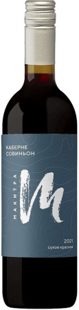 Вино "Makitra" Cabernet Sauvignon Dry, 2021, 750 мл