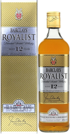 Виски "Barclays" Royalist 12 Years, gift box, 0.7 л