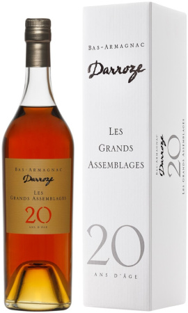 Арманьяк Darroze, "Les Grands Assemblages" 20 ans d'age, Bas-Armagnac, gift box, 0.7 л