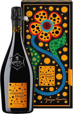 Veuve Clicquot, "La Grande Dame", 2012, Limited Edition Design by Yayoi Kusama, gift box 