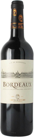 Вино Cheval Quancard, Bordeaux AOC, 2020