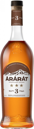 Коньяк "Арарат" 3 Звезды, 0.7 л