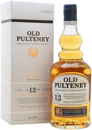 Виски "Old Pulteney" 12 years, gift box, 0.7 л