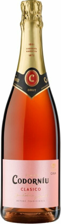 Игристое вино "Codorniu" Clasico Brut Rose, 2019