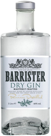 Джин "Barrister" Dry Gin, 1 л