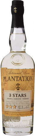 Ром "Plantation" 3 Stars White Rum, 0.7 л