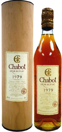 Арманьяк Chabot, 1979, gift tube, 0.7 л