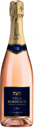 Игристое вино "Villa Bordeaux" Rose, Cremant de Bordeaux