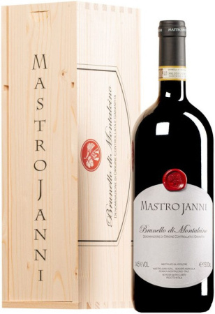Вино Mastrojanni, Brunello di Montalcino DOCG, 2015, wooden box, 1.5 л