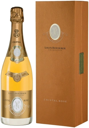 Шампанское "Cristal" Rose AOC, 2012, gift box, 1.5 л