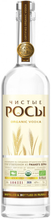 Водка "Чистые Росы" из Ржаного Зерна, 1 л