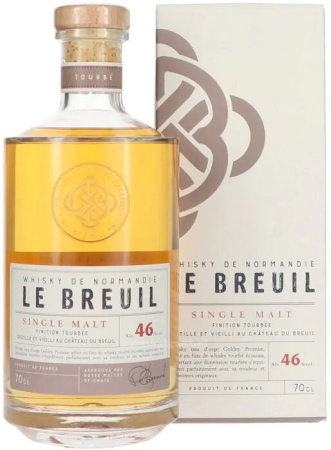 Виски "Le Breuil" Single Malt Finiton Tourbee, gift box, 0.7 л