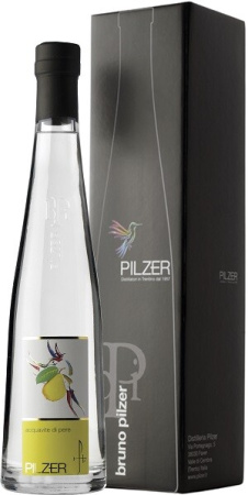 Аквавит Pilzer, Acquavite di Pere Williams, gift box, 0.5 л