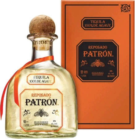 Текила "Patron" Reposado, gift box, 1 л