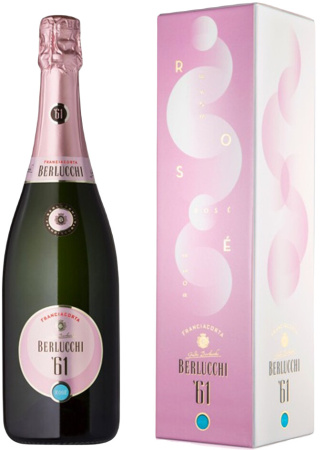 Игристое вино Guido Berlucchi, "61" Franciacorta Rose DOCG, gift box