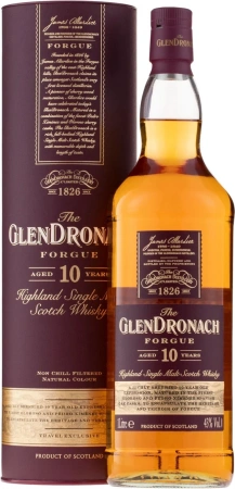 Виски "Glendronach" Forgue 10 Years Old, in tube, 1 л